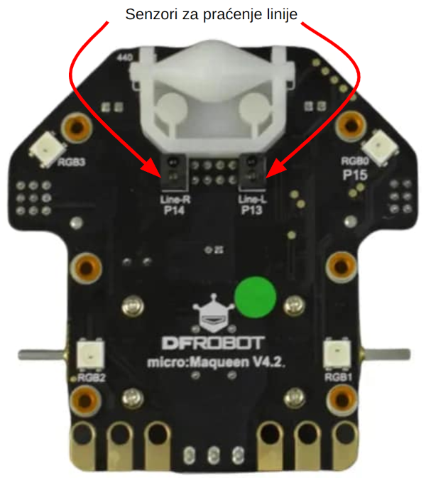 senzori za praćenje linije