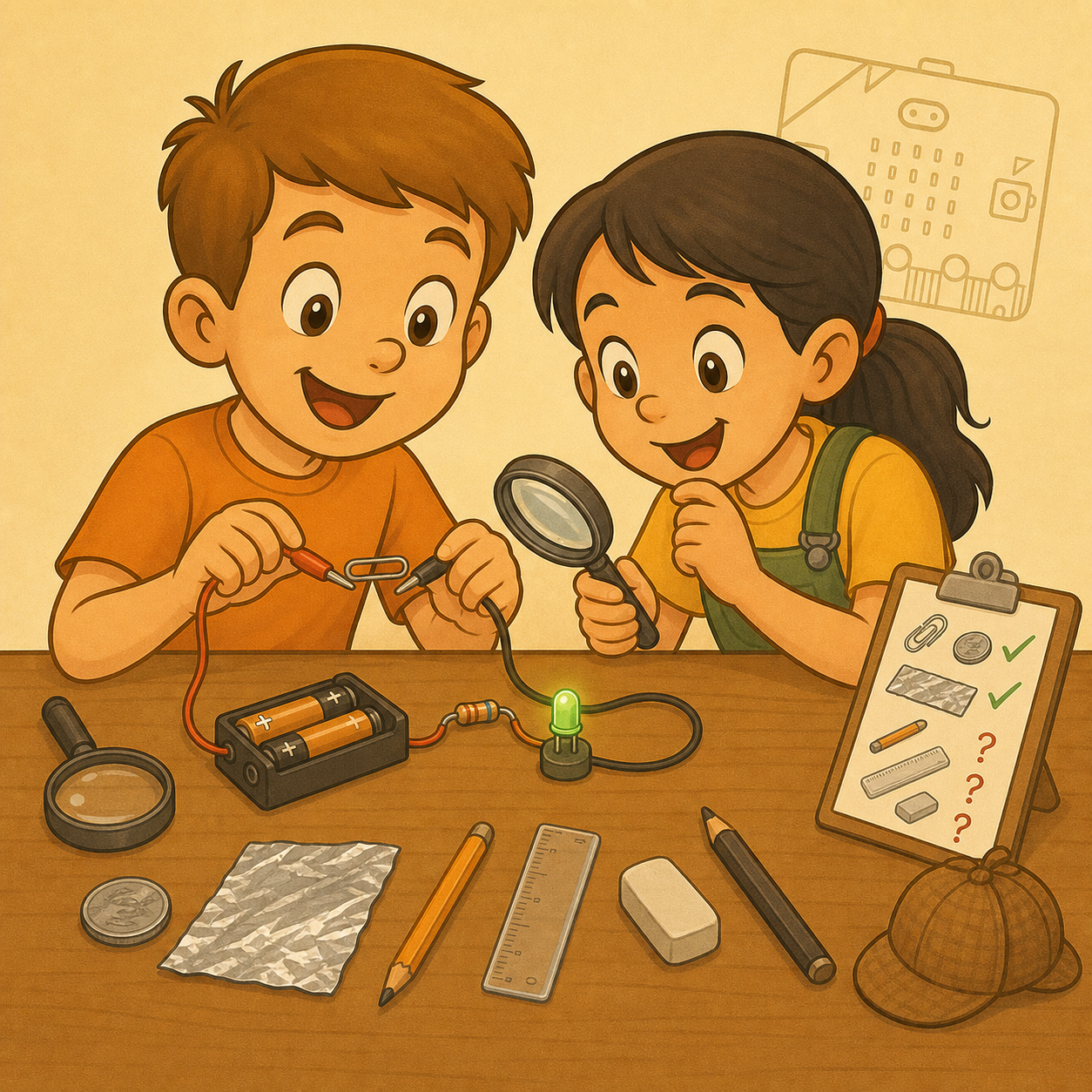 Materials in a circuit