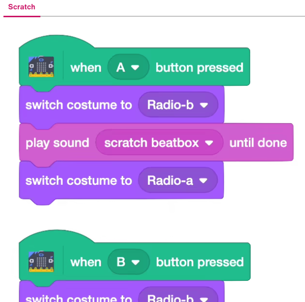 Scratch boom-box